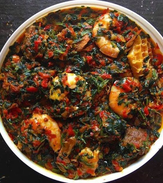 Egusi with Assorted